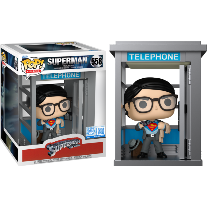 Pop Deluxe! Heroes: DC Comics - Superman with Booth (Exc)