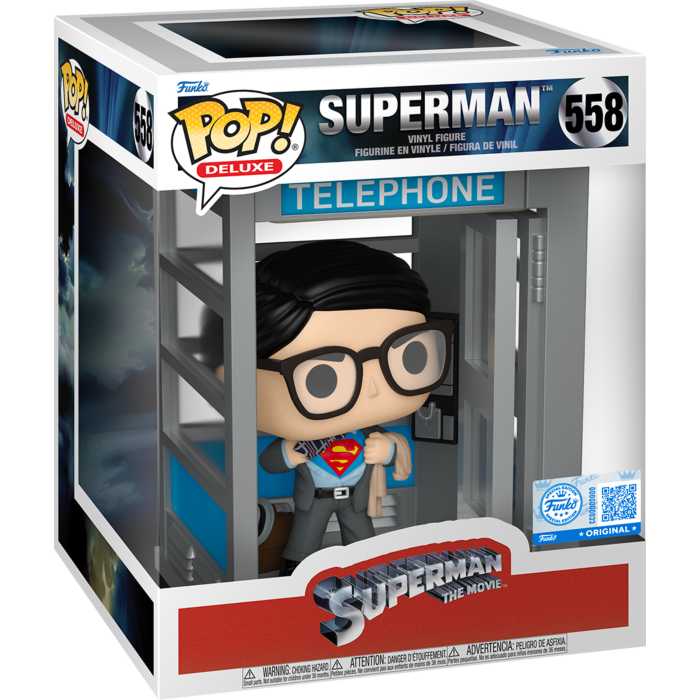 Pop Deluxe! Heroes: DC Comics - Superman with Booth (Exc)