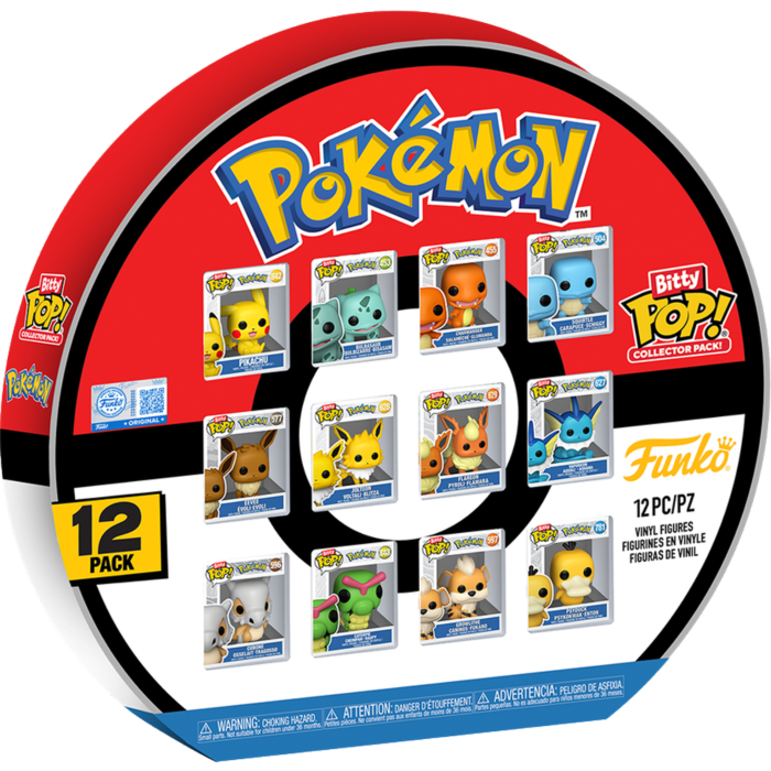 Bitty Pop! Games: Pokemon 12pc Multipack