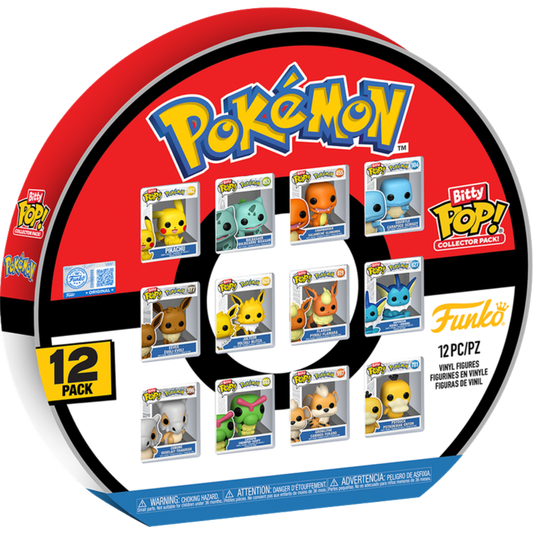 Bitty Pop! Games: Pokemon 12pc Multipack