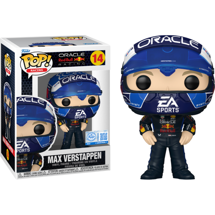 Pop! Formula 1: Oracle Red Bull Racing - Max Verstappen with USA Helmet (Exc)