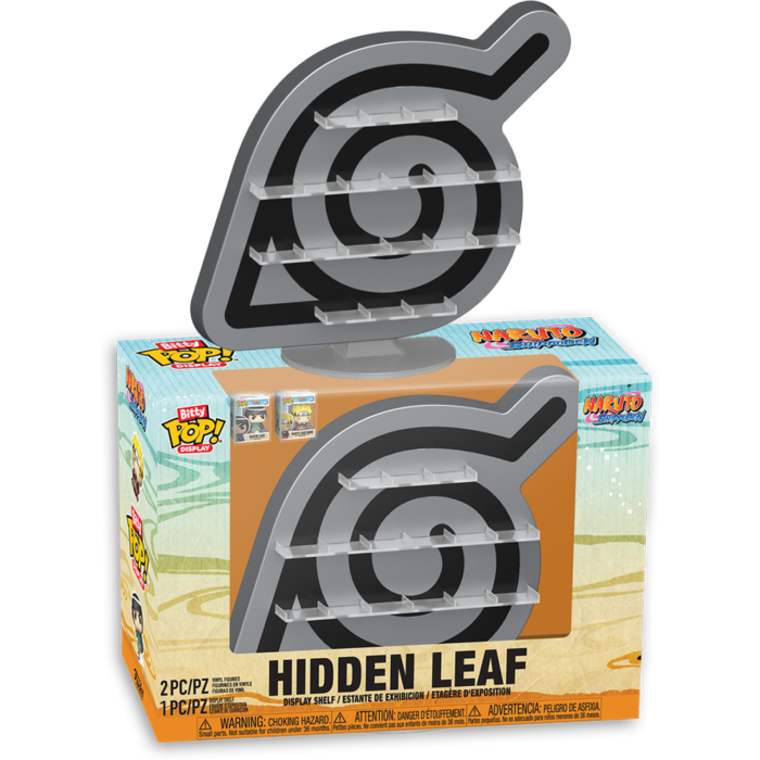 Bitty Pop! Display: Animation Naruto - Hidden Leaf