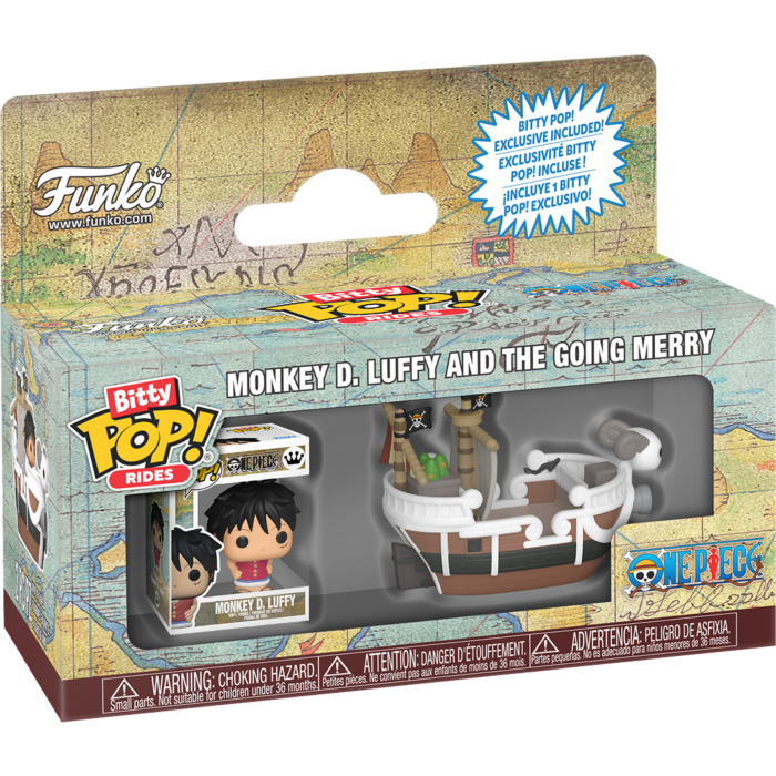 Bitty Pop! Ride Animation: One piece - Going Merry with Luffy