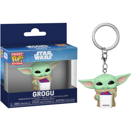Pocket Pop! Keychain: Mandalorian, Grogu S2