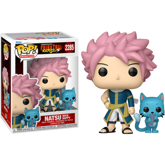 Pop & Buddy! Animation: Fairy Tail (100 Year Quest) - Natsu & Happy