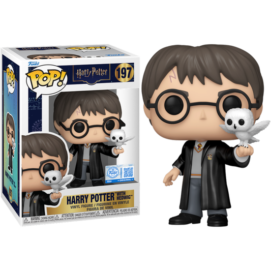 Pop! Movies: Harry Potter S20- Harry with Hedwig (Exc)