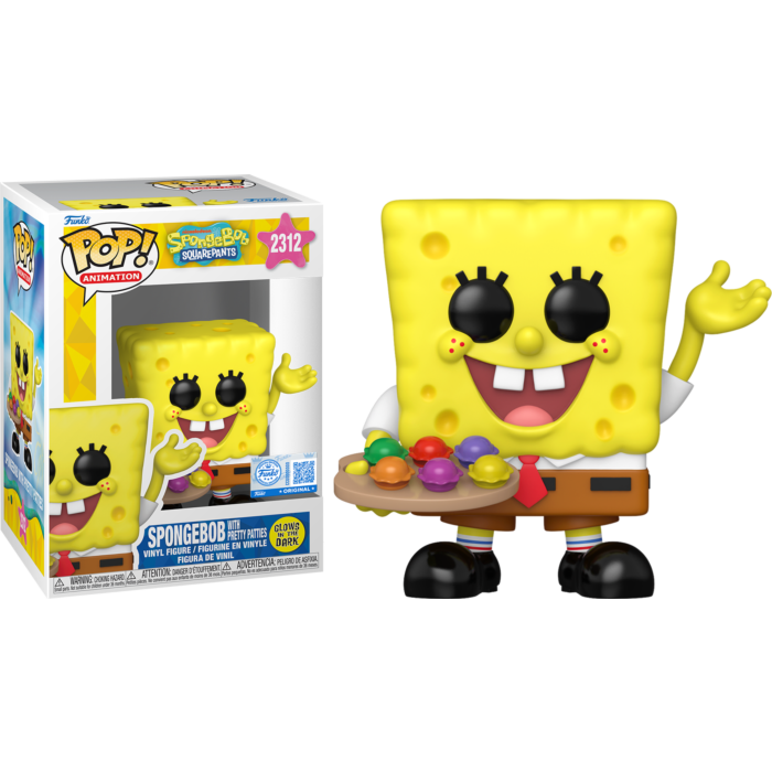 Pop! Animation: Spongebob Squarepants S5 - Spongebob w/Patties (GW) (Exc)