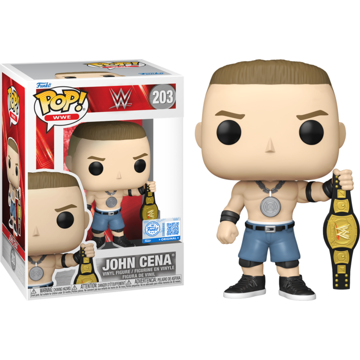 Pop! WWE: WWE S29 - John Cena w/Spinner Belt (Exc)