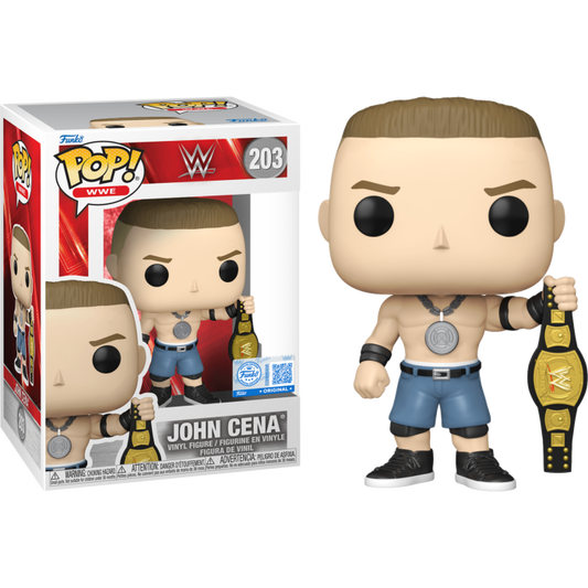 Pop! WWE: WWE S29 - John Cena w/Spinner Belt (Exc)