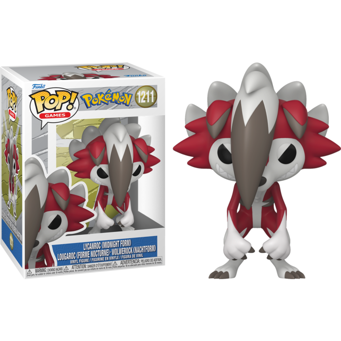 Pop! Games: Pokemon - Lycanroc (Midnight Form)