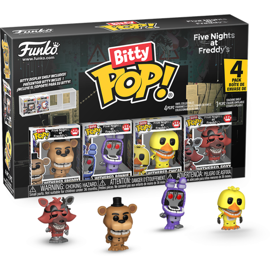 Bitty Pop! Games: Five Nights at Freddy's S2 - Withered 4Pk