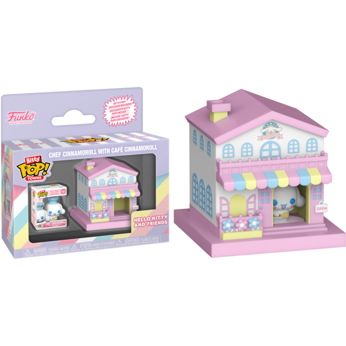 Bitty Pop! Towns: Sanrio - Café Cinnamoroll