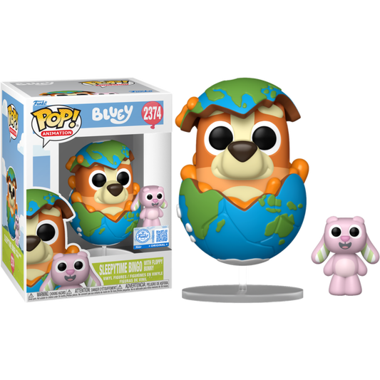 Pop & Buddy! Animation: Bluey - Bingo w/Floppy (Exc)