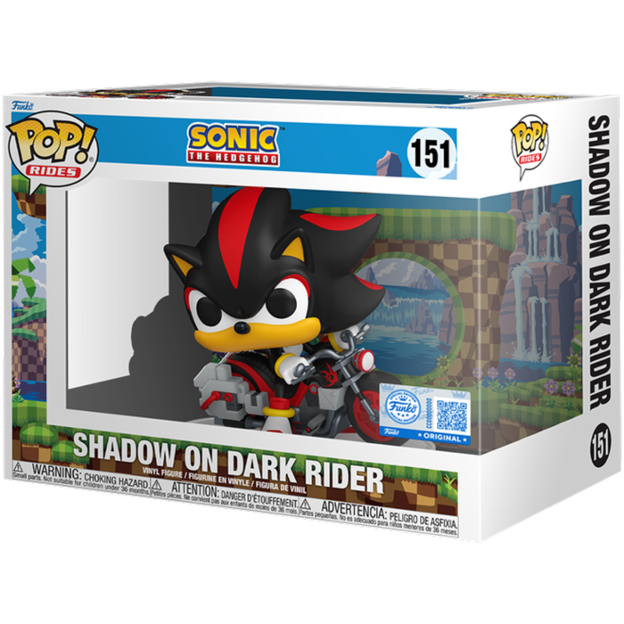 Pop! Rides: Sonic - Shadow on Dark Rider (Exc)