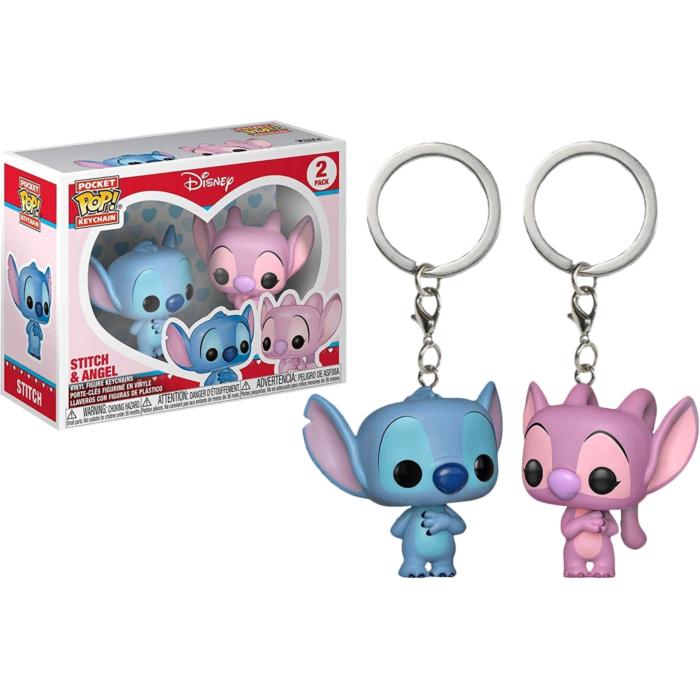 Pocket Pop! Disney: Lilo & Stitch - Stitch & Angel Keychain 2-Pack