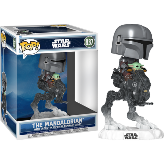 Pop Rides Deluxe! Star Wars: The Mandalorian and Grogu - Mandalorian w/ Grogu