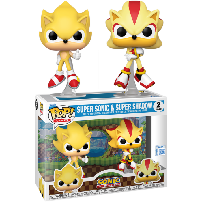 Pop! Games: Sonic - Super Sonic and Shadow 2pk (FL) (Exc)