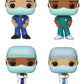 [Set of 4] Funko Pop! SE Frontline Heroes / Workers Male Female