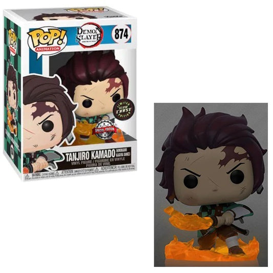 Pop! Animation: Demon Slayer - Tanjiro Kamado Glow-in-the-Dark Exclusive (Chase)