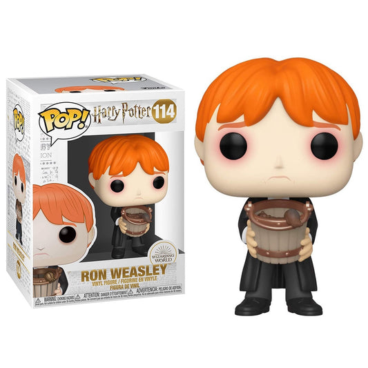 Harry Potter- Ron Puking Slugs w/ Bucket Figure